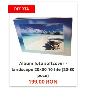 Album foto softcover - landscape 20x30 10 file (20-30 poze)