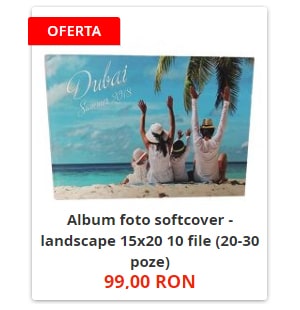 Album foto softcover - landscape 15x20 10 file (20-30 poze)